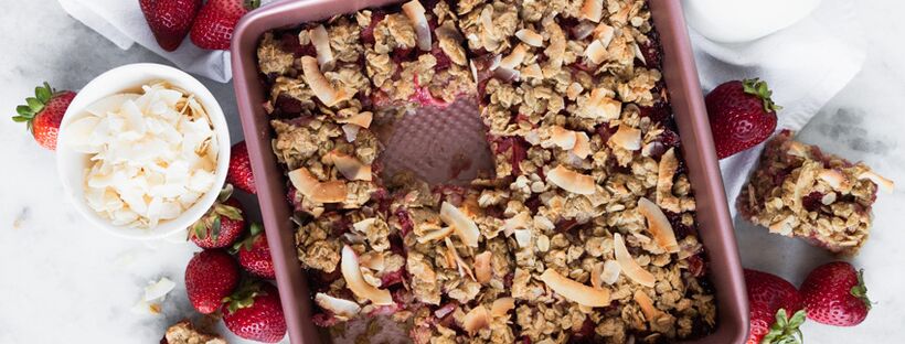 Strawberry Coconut Breakfast Bars 09 Strawberry Coconut Breakfast Bars 09